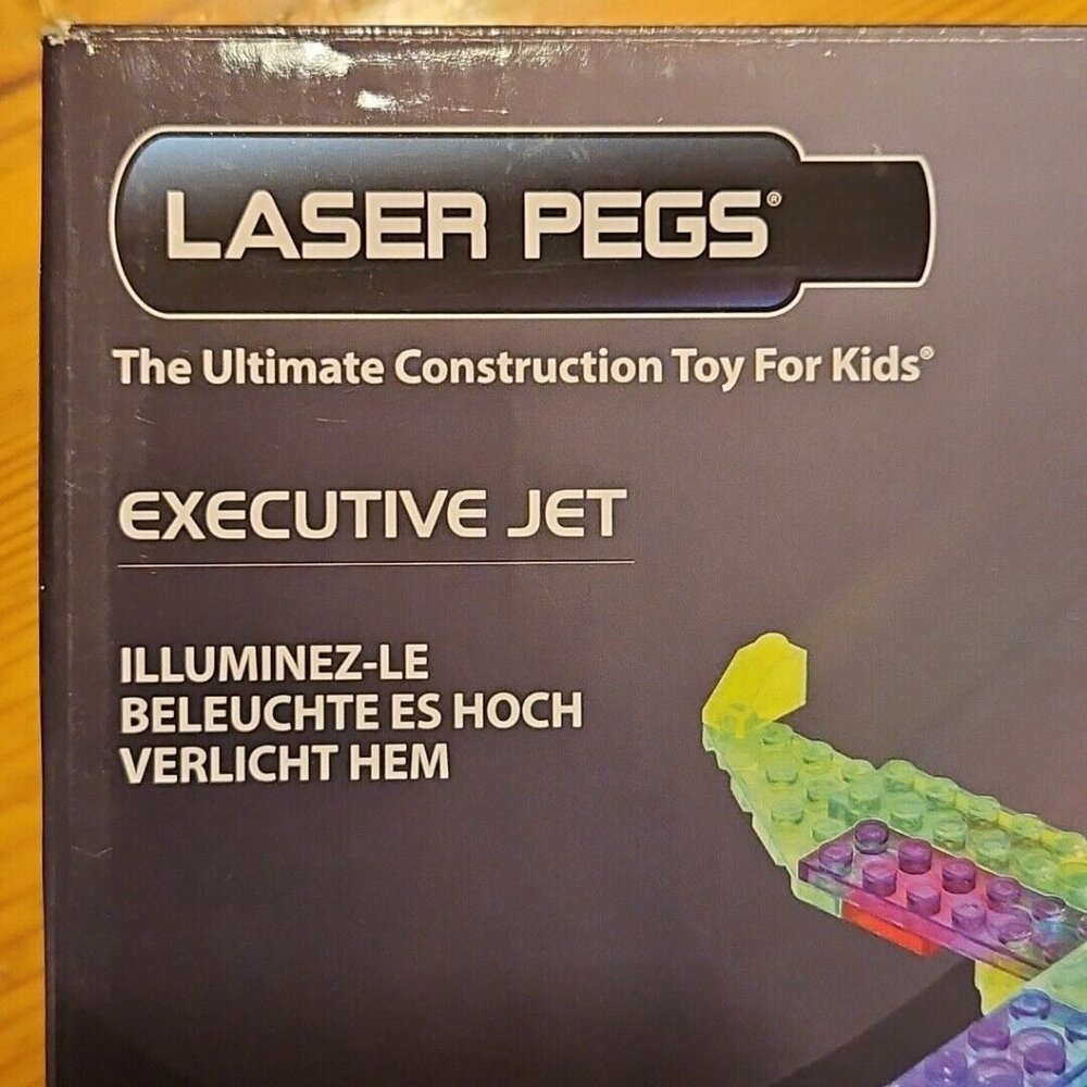 Laser Pegs Building Bricks Set Executive Jet Electronic Interlocking Blocks STEM - Picture 5 of 16